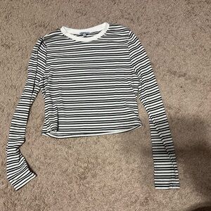 Black & White Striped Long Sleeve